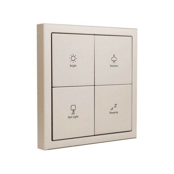 Panel Smart de 4 botones serie Tile 2.0 tipo A