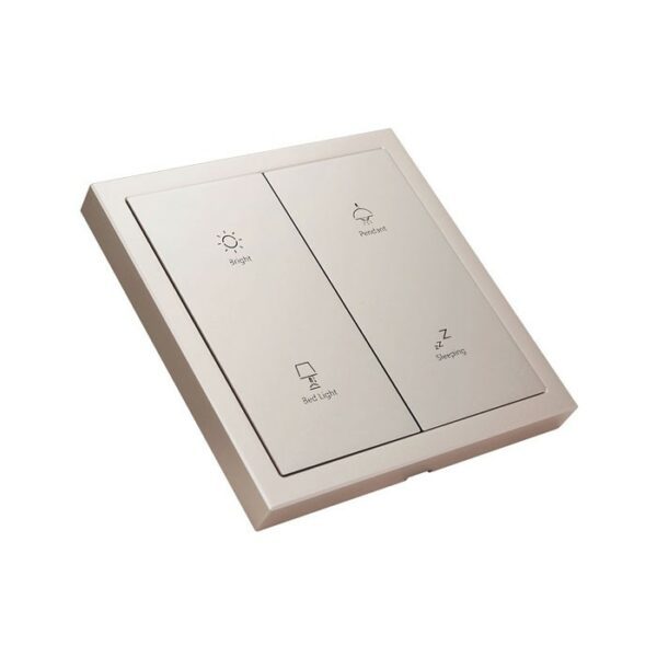 Panel Smart de 2 botones serie Tile 2.0 tipo B